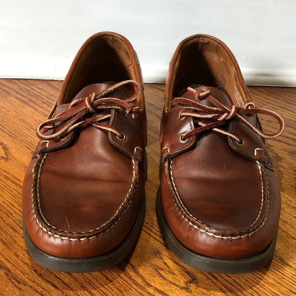 Sebago Classic Joe Men’s Boat Shoes Size 12w in Preloved Condition!